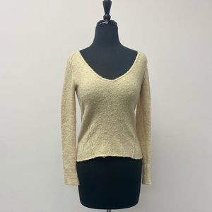 Free people Cream Sweater